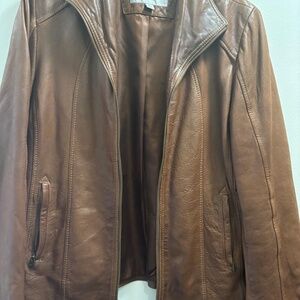 Marc New York Women's Brown Leather Jacket